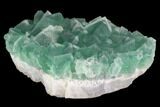 Green Fluorite Crystal Cluster - China #98075-1